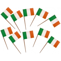Irlandia flaga wykałaczki z flagą pikery